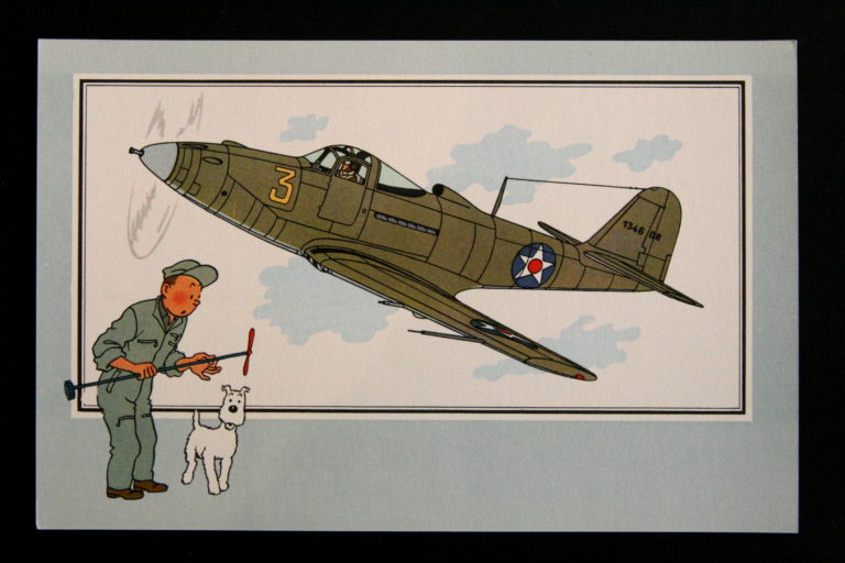 Bell P-39 'Airacobra' 1939 USA Tintin dated 1955