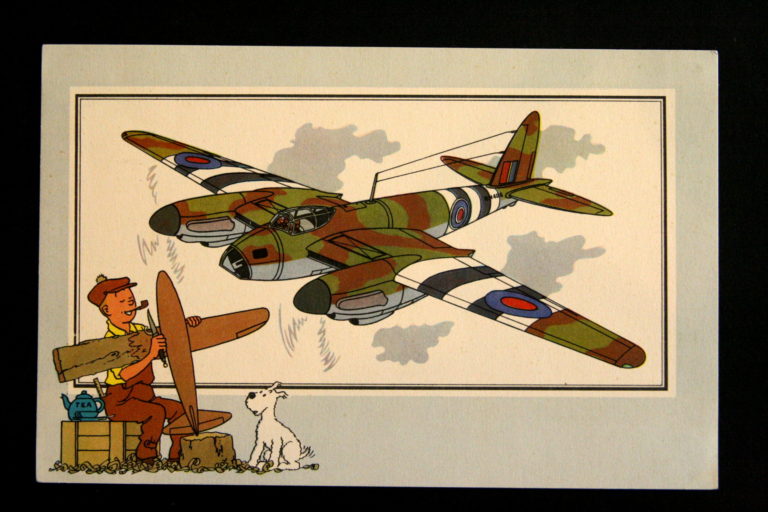 De Havilland 'Mosquito' Mark IV 1941 Tintin dated 1955