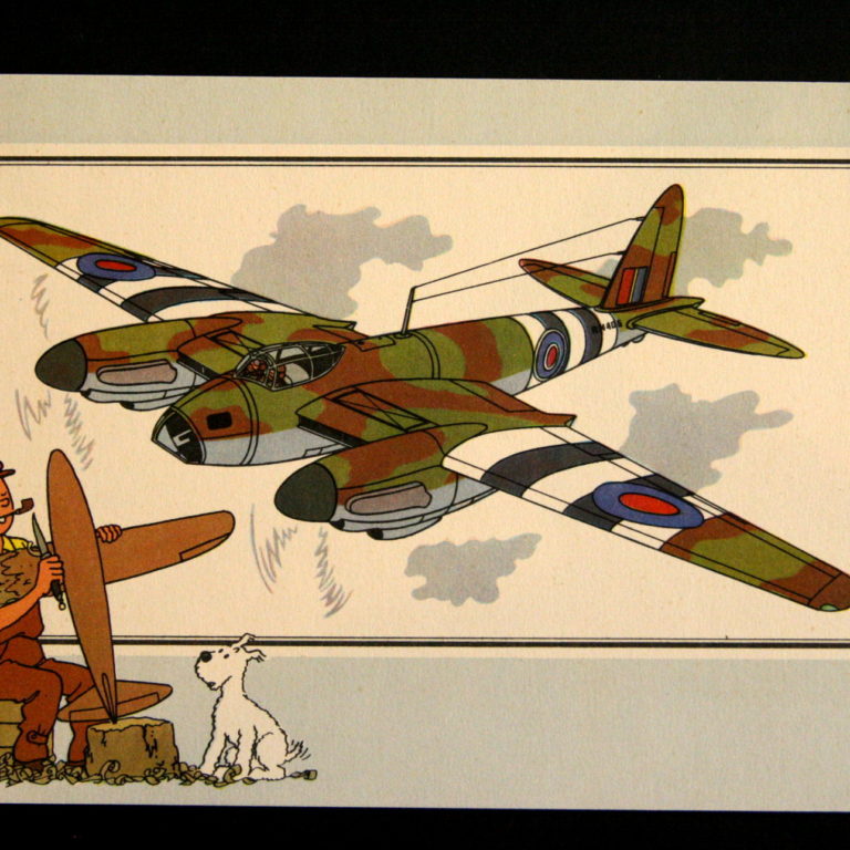 De Havilland 'Mosquito' Mark IV 1941 Tintin dated 1955