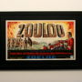 Framed vintage film poster Zulu Michael Caine