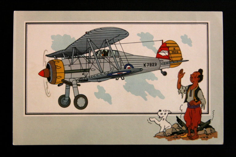 Gloster 'Gladiator' 1935 GB Tintin c1950