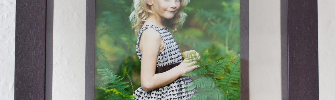 Lillian Spibey double glass triple frame