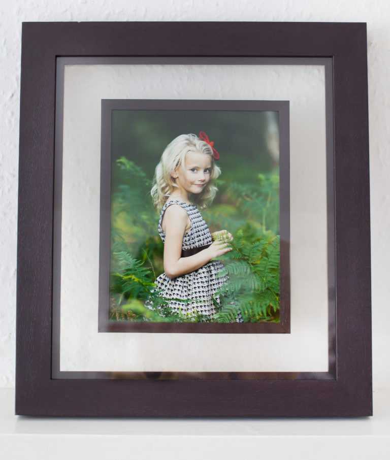 Lillian Spibey double glass triple frame