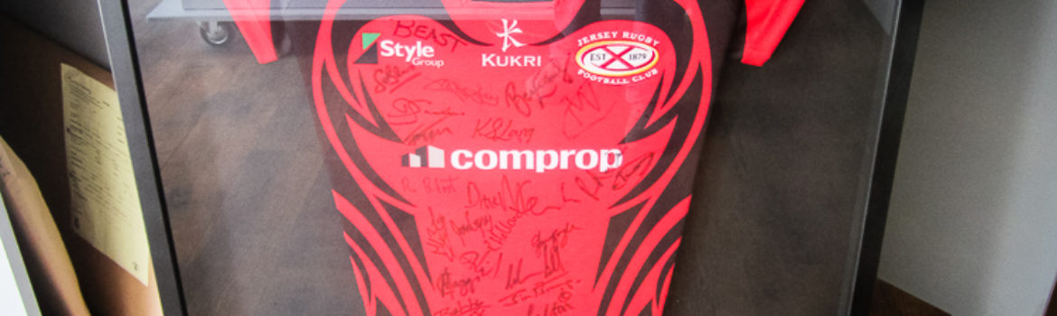 Nicholas, Ewell - Jersey signed rugby sports memorabilia sports shirt