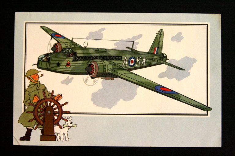 Vickers-Armstrong 'Wellington' 1936 GB Tintin dated 1955
